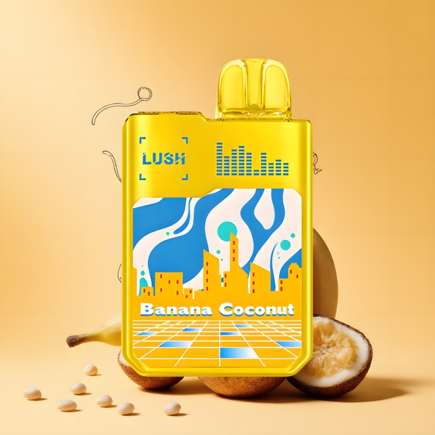 Digiflavor Geekbar LUSH 20000 Puffs magyar nagykereskedés Banán Kókusz Dual-Mesh