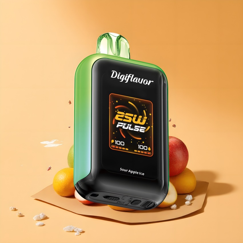 Digiflavor SKY 25K Puffs Dual Mesh magyar nagykereskedés Savanyú Alma Jég