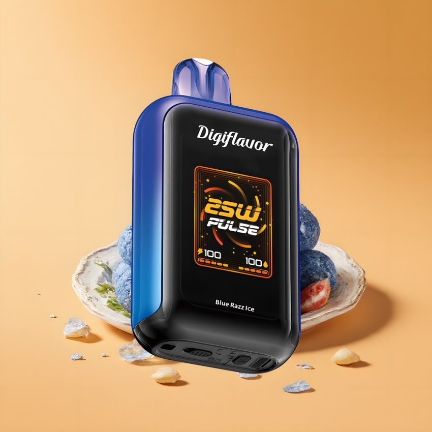 Digiflavor SKY 25K Puffs magyar nagykereskedés Kék Málna Jég Dual Mesh Coil