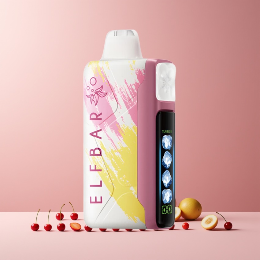 Elf Bar Ice King 40000 Puff magyar nagykereskedés Cseresznye Strazz 5% Nikotin
