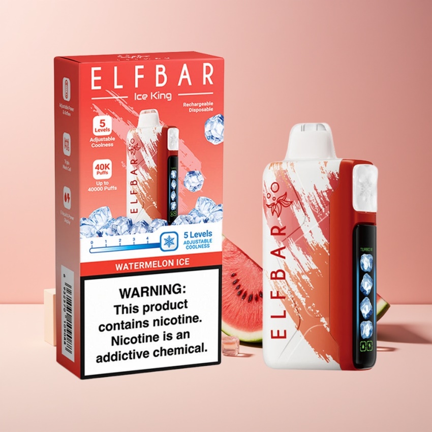 Elf Bar Ice King 40000 Puff magyar nagykereskedés Dinamikus Hűtés Görögdinnye Jég