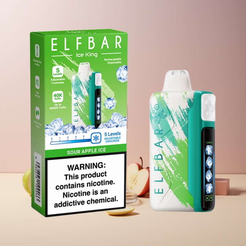 Elf Bar Ice King 40000 Puffs magyar nagykereskedés 850mAh SzeresAlmaJég