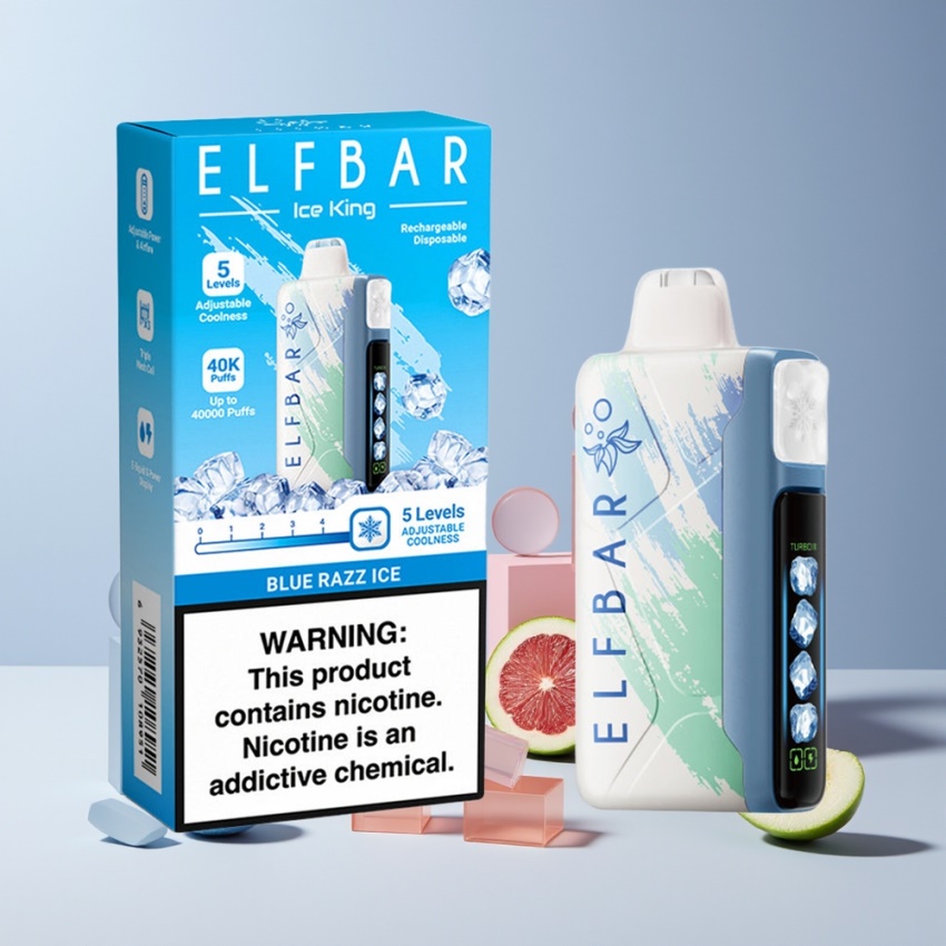 Elf Bar Ice King 40000 Puffs magyar nagykereskedés Kék Áfonya Jég 850mAh