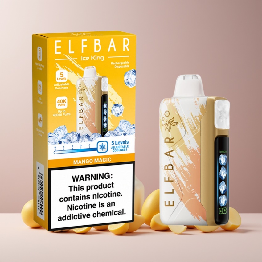 Elf Bar Ice King 40000 Puffs magyar nagykereskedés Mango Varázs 850mAh