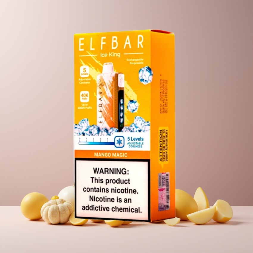 Elf Bar Ice King 40000 Puffs magyar nagykereskedés Mango Varázs 850mAh