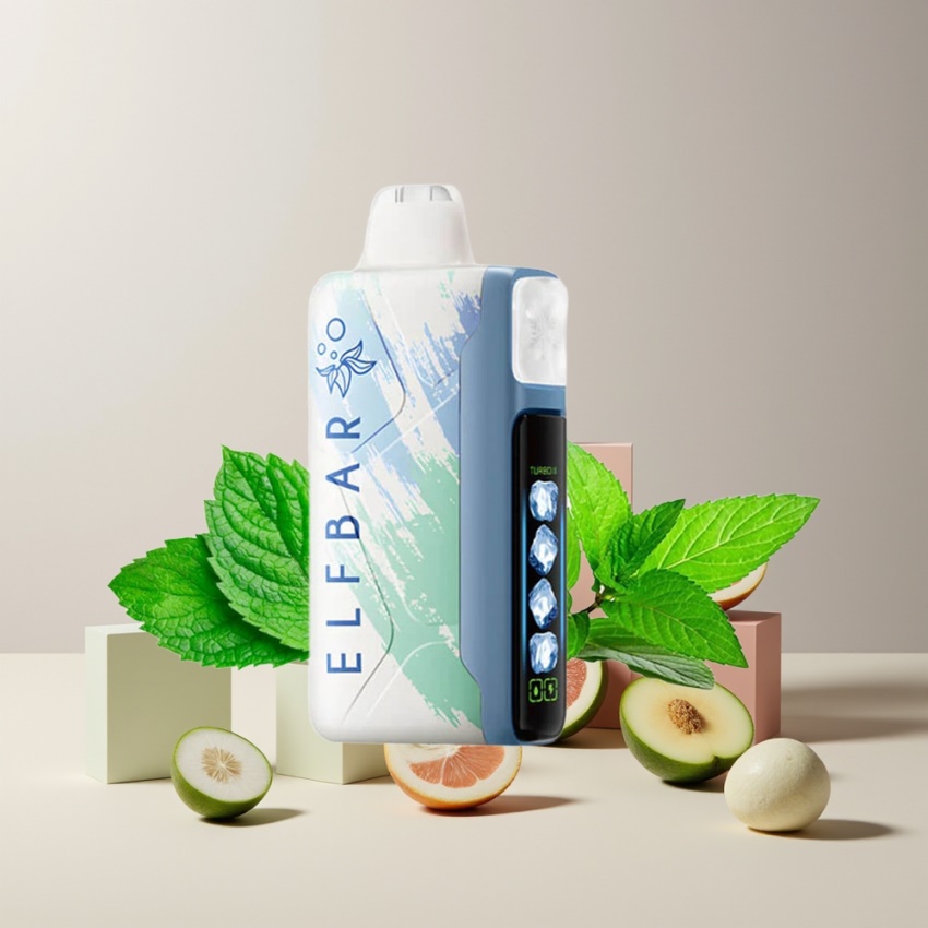 Elf Bar Ice King 40000 Puffs magyar nagykereskedés Miami Menta LCD Kijelző