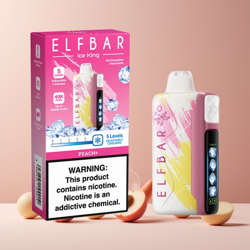 Elf Bar Ice King 40000 Puffs magyar nagykereskedés Őszibarack+ 20ml