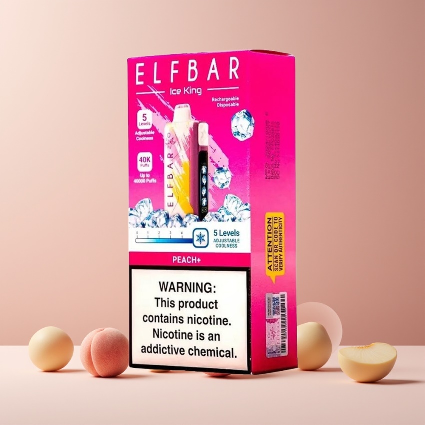 Elf Bar Ice King 40000 Puffs magyar nagykereskedés Őszibarack+ 20ml