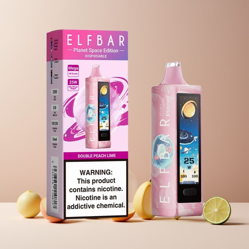 Elf Bar Planet 25000 Puff Mesh magyar nagykereskedés Dupla Őszibarack Málna