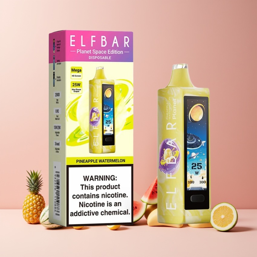 Elf Bar Planet 25000 Puffs Mesh magyar nagykereskedés Ananász-Görögdinnye