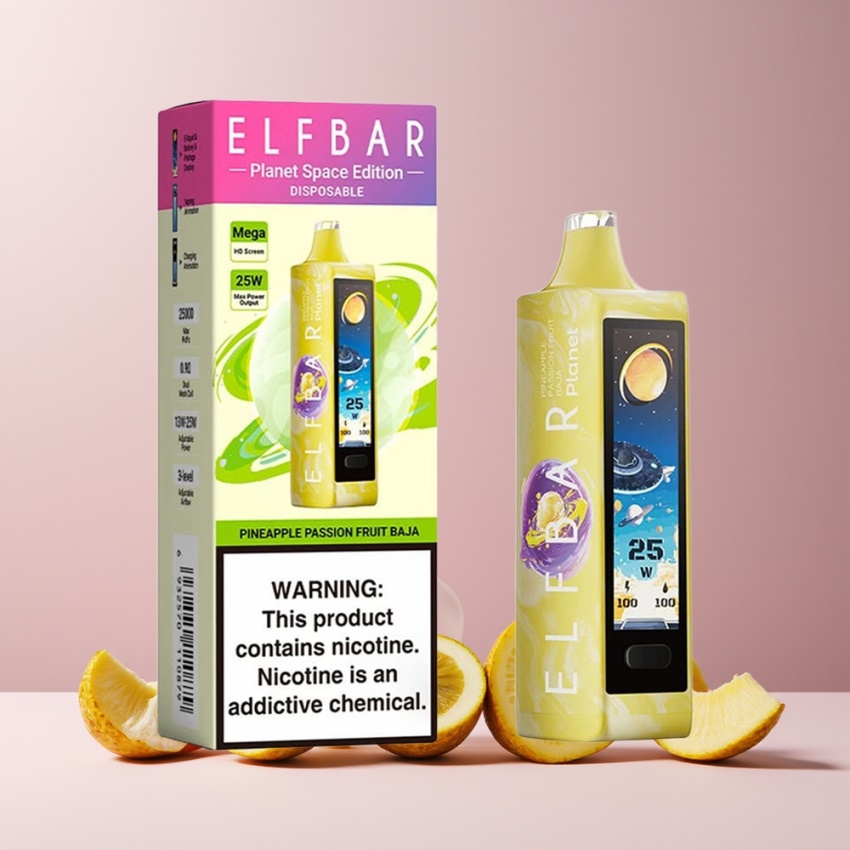 Elf Bar Planet 25000 Puffs Mesh magyar nagykereskedés Ananász Szenvedély Gyümölcs Baja