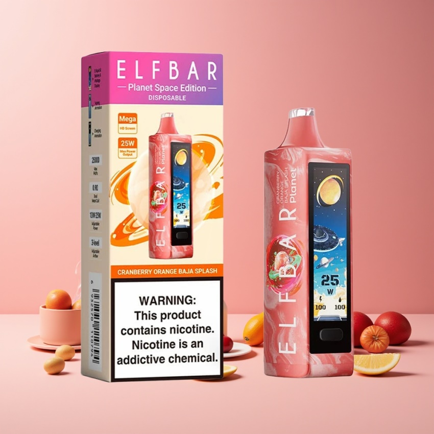Elf Bar Planet 25000 Puffs Mesh magyar nagykereskedés Málna Narancs Baja Fröccs