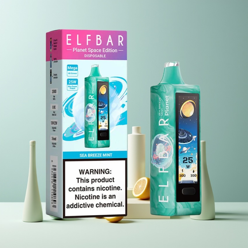 Elf Bar Planet 25000 Puffs Mesh magyar nagykereskedés Tengeri Friss Mentol