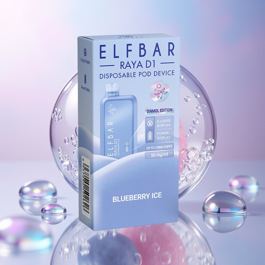 Elf Bar Raya D1 13000 Puff Típus-C magyar nagykereskedés Áfonya Jég