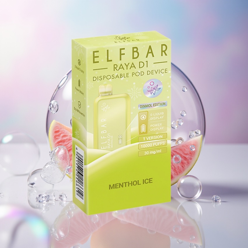 Elf Bar Raya D1 13000 Puff magyar nagykereskedés Mentol Jég Disposable Vape