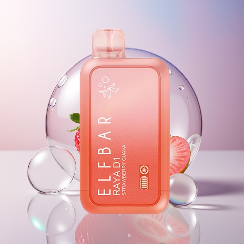 Elf Bar Raya D1 13000 Puff magyar nagykereskedés e-likvid 18ml eper-guava