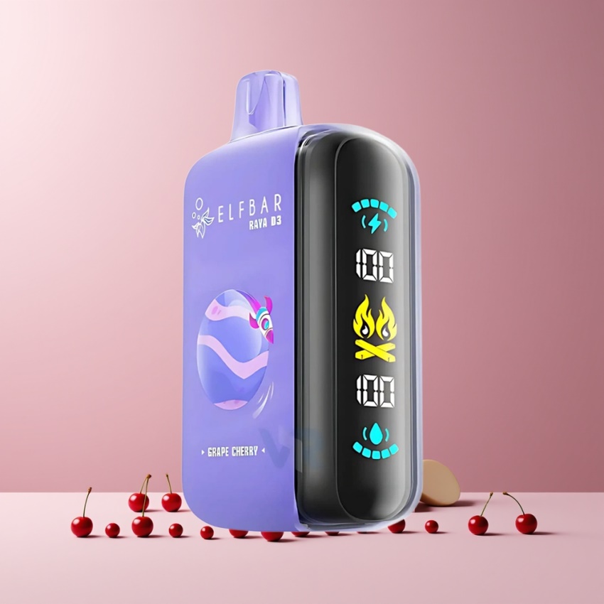 ELF BAR RAYA D3 25000 Puff magyar nagykereskedés 23ml Szőlő-Cseresznye