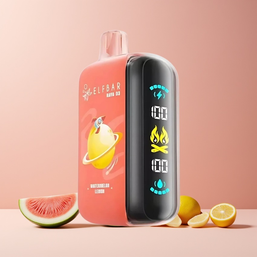 ELF BAR RAYA D3 25000 Puff magyar nagykereskedés Görögdinnye Citrom 23ml