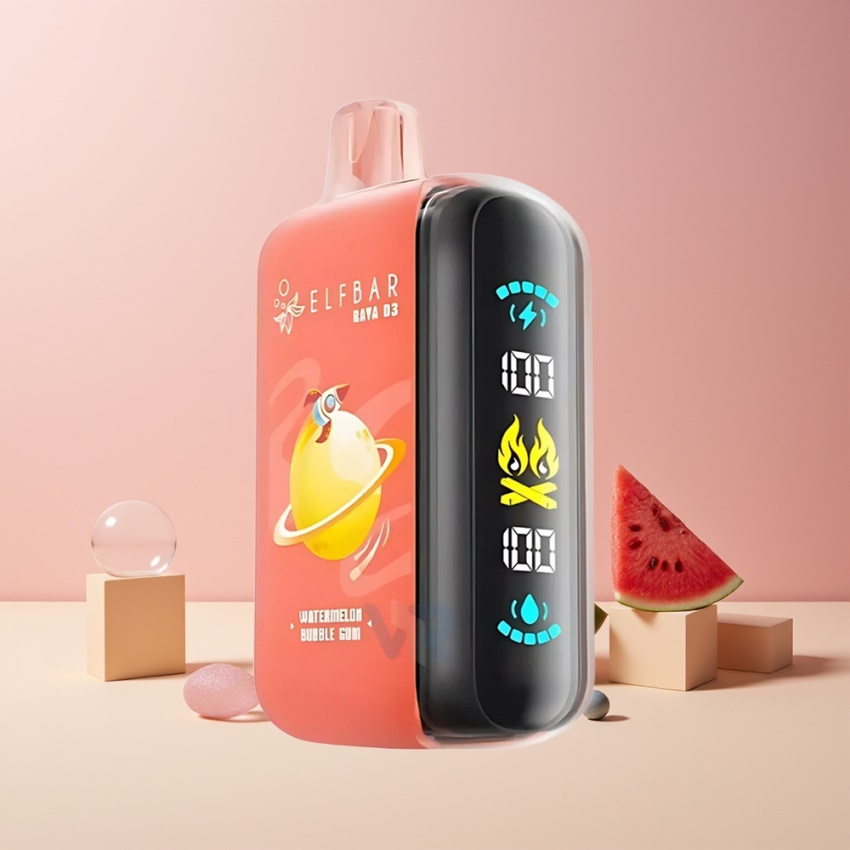 ELF BAR RAYA D3 25000 Puffs Görögdinnye Buborékrágó magyar nagykereskedés 23ml