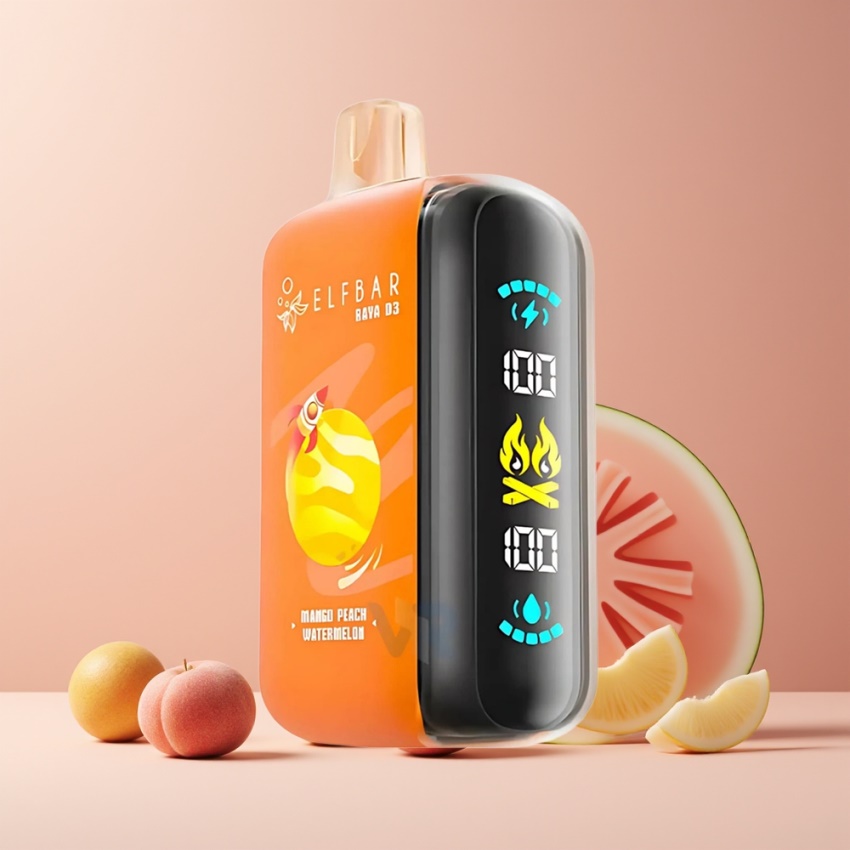 ELF BAR RAYA D3 25000 Puffs Mango-barack-görögdinnye 23ml magyar nagykereskedés