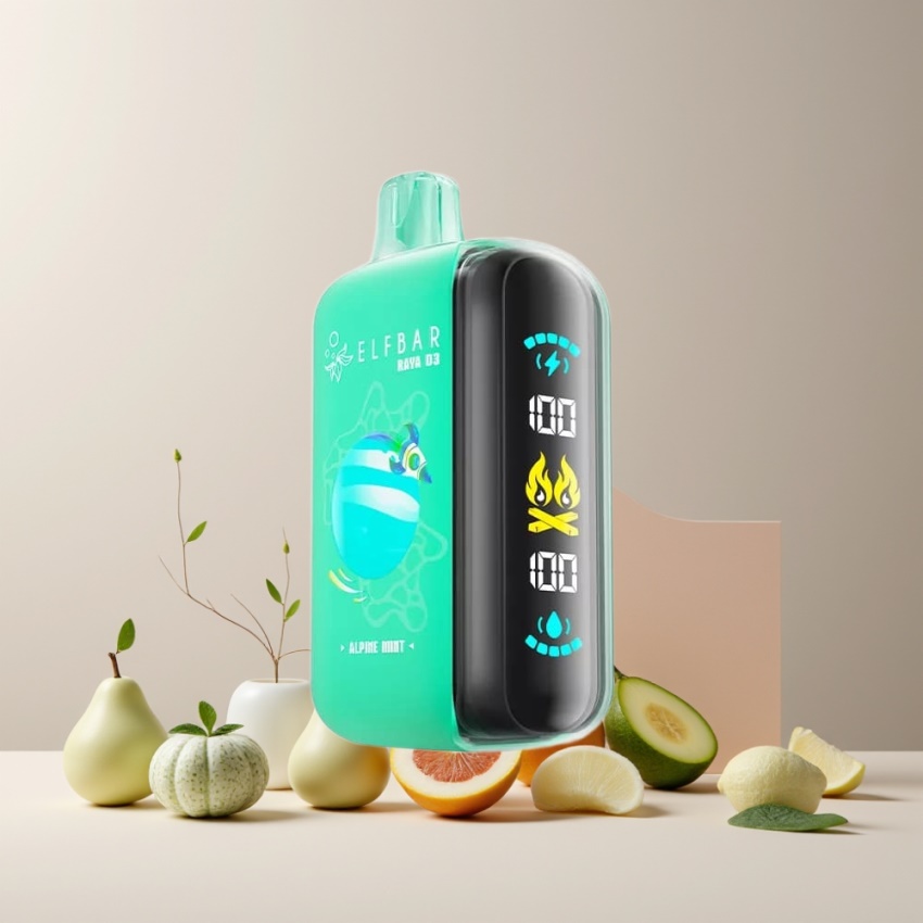 ELF BAR RAYA D3 25000 Puffs magyar nagykereskedés Alpesi Menta 23ml