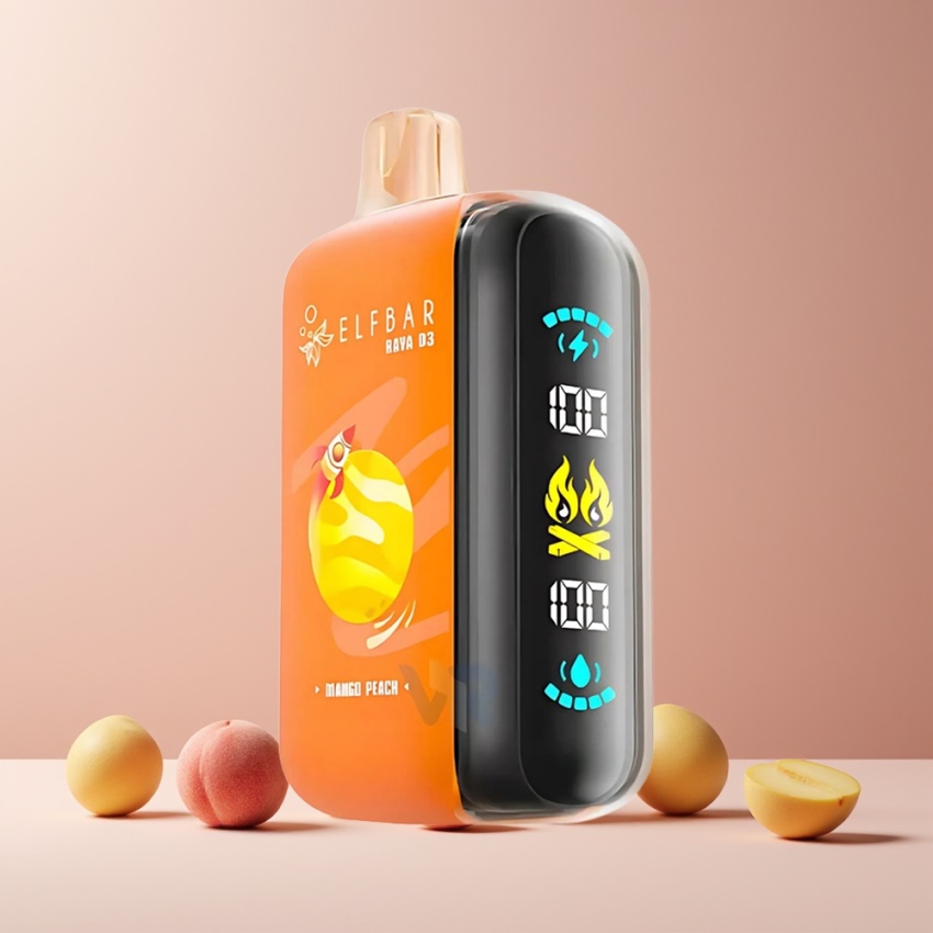 ELF BAR RAYA D3 25000 Puffs magyar nagykereskedés Mango-Őszibarack 23ml