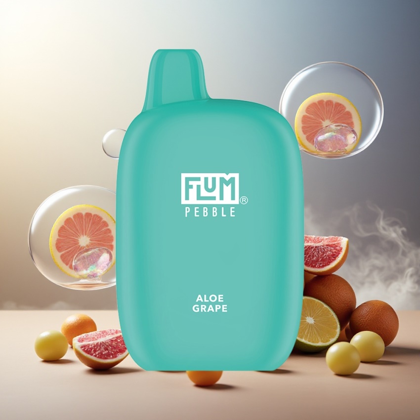 FLUM Pebble 6000 magyar nagykereskedés 10ml Aloe Szőlő Mesh Coil