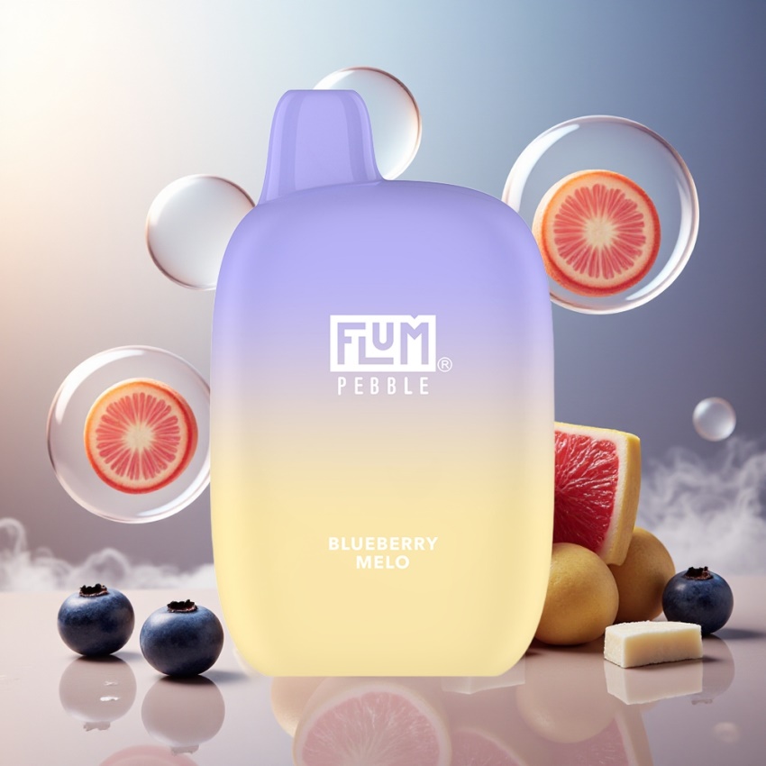 FLUM Pebble 6000 magyar nagykereskedés 10ml Kékáfonya Dinnye Mesh Coil