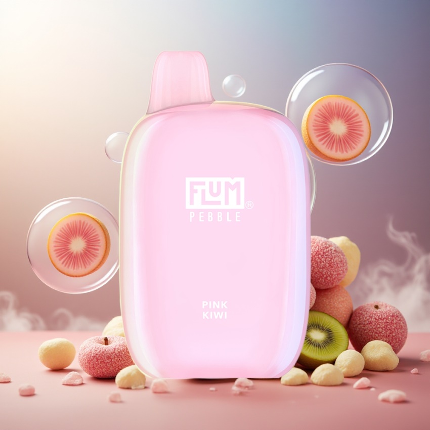 FLUM Pebble 6000 magyar nagykereskedés 10ml Rózsaszín Kivi