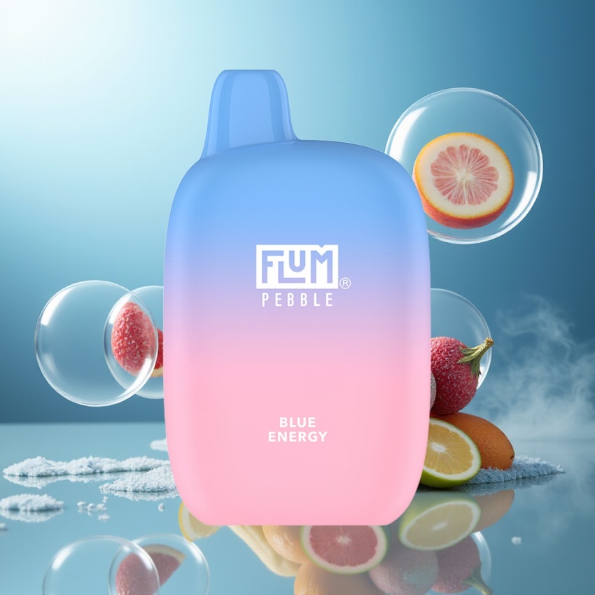 FLUM Pebble 6000 magyar nagykereskedés 500mAh Kék Energia