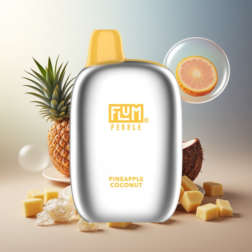 FLUM Pebble 6000 magyar nagykereskedés Ananász-Kókusz 10ml