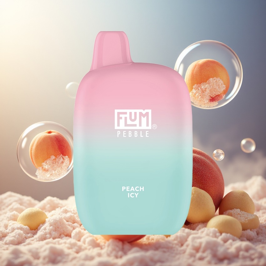 FLUM Pebble 6000 magyar nagykereskedés Őszibarack Jég (Mesh Coil)