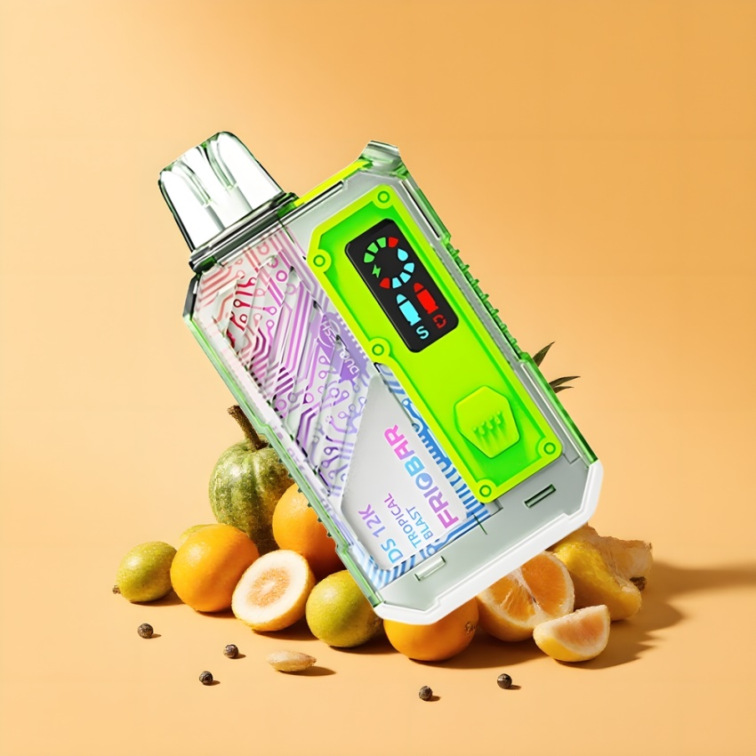 FRIOBAR DS 12K Eldobható Vape Trópusi Robbanás – 10mL, magyar nagykereskedés