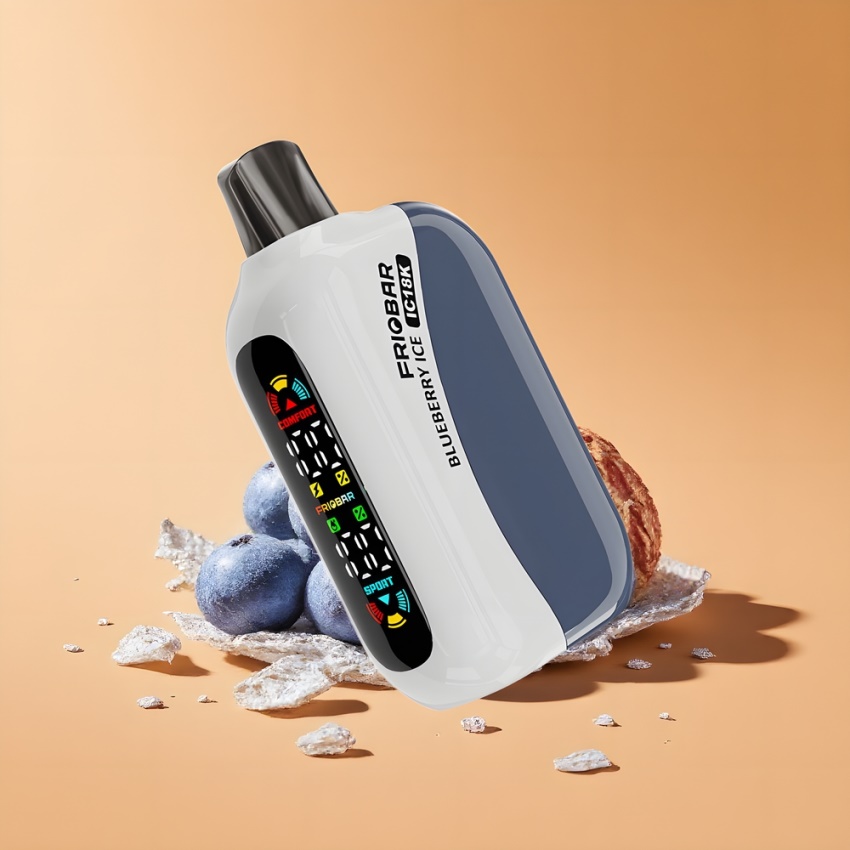 FRIOBAR IC18K 18000 Eldobható Vape Áfonya Jég magyar nagykereskedés USB-C