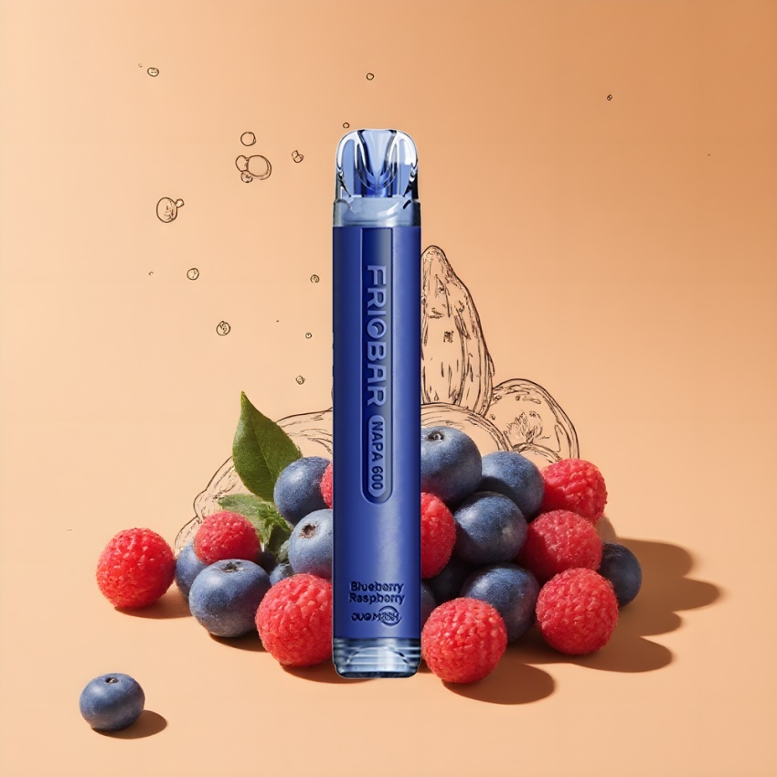 FRIOBAR NAPA 600 Egyszerhasználatos Vape Áfonya Málna – magyar nagykereskedés