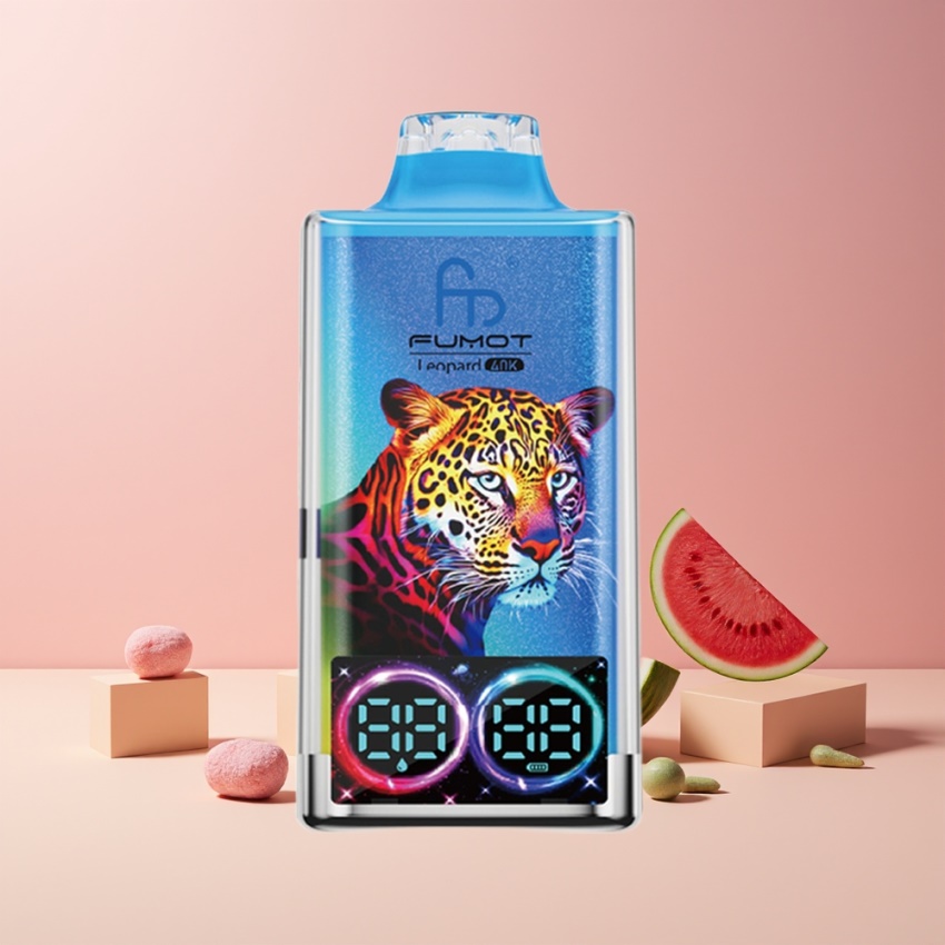 Fumot Leopard 40K Puffs 5% Nic magyar nagykereskedés Görögdinnye Rágógumi