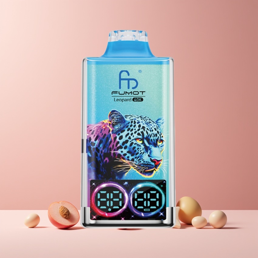 Fumot Leopard 40K Puffs 5% Nikotin magyar nagykereskedés Őszibarack-Bogyó