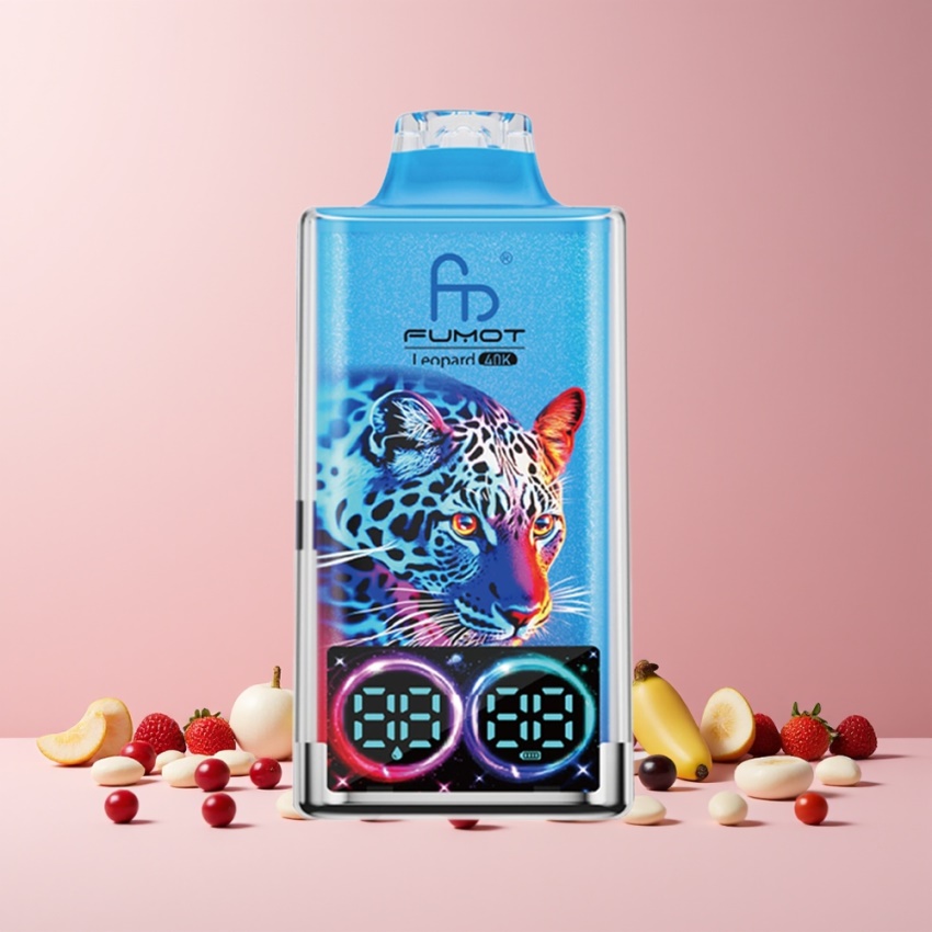 Fumot Leopard 40K Puffs magyar nagykereskedés Vegyesbogyó 5% Nikotin Kettős háló