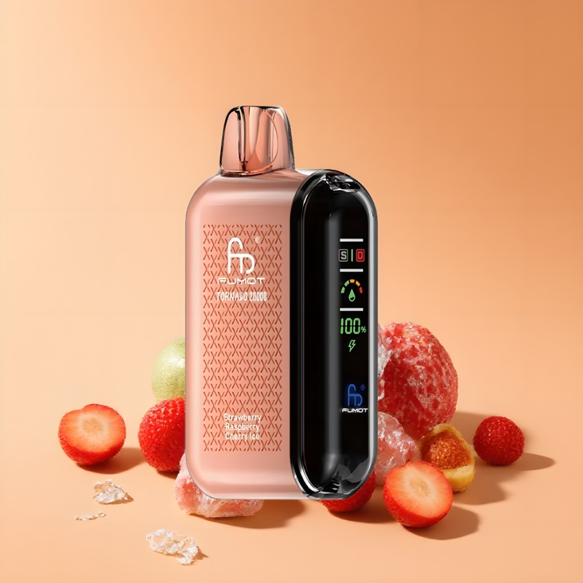 Fumot Tornado 20000 Puffs Dual Mesh eper málna cseresznye jég magyar nagykereskedés
