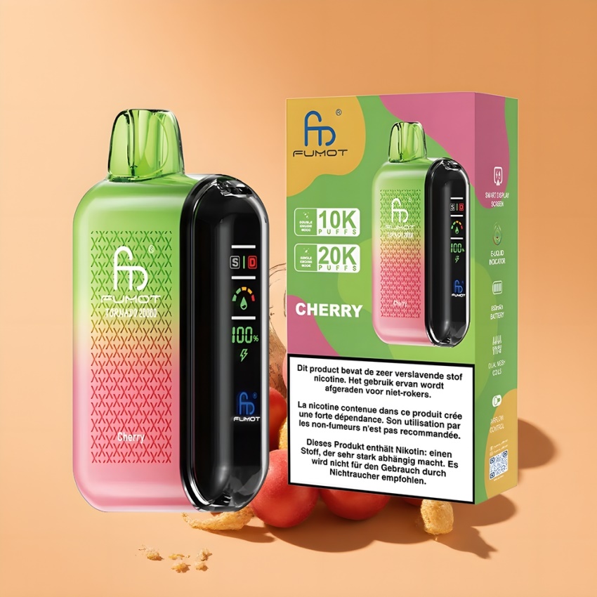 Fumot Tornado 20000 Puffs Dual Mesh magyar nagykereskedés Cseresznye
