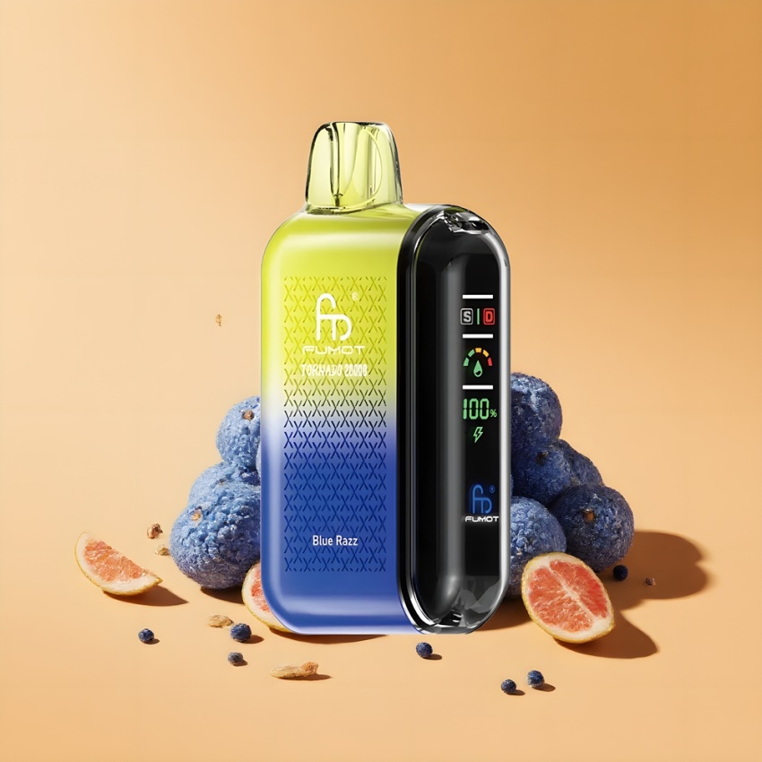 Fumot Tornado 20000 Puffs Dual Mesh magyar nagykereskedés Kék Áfonya