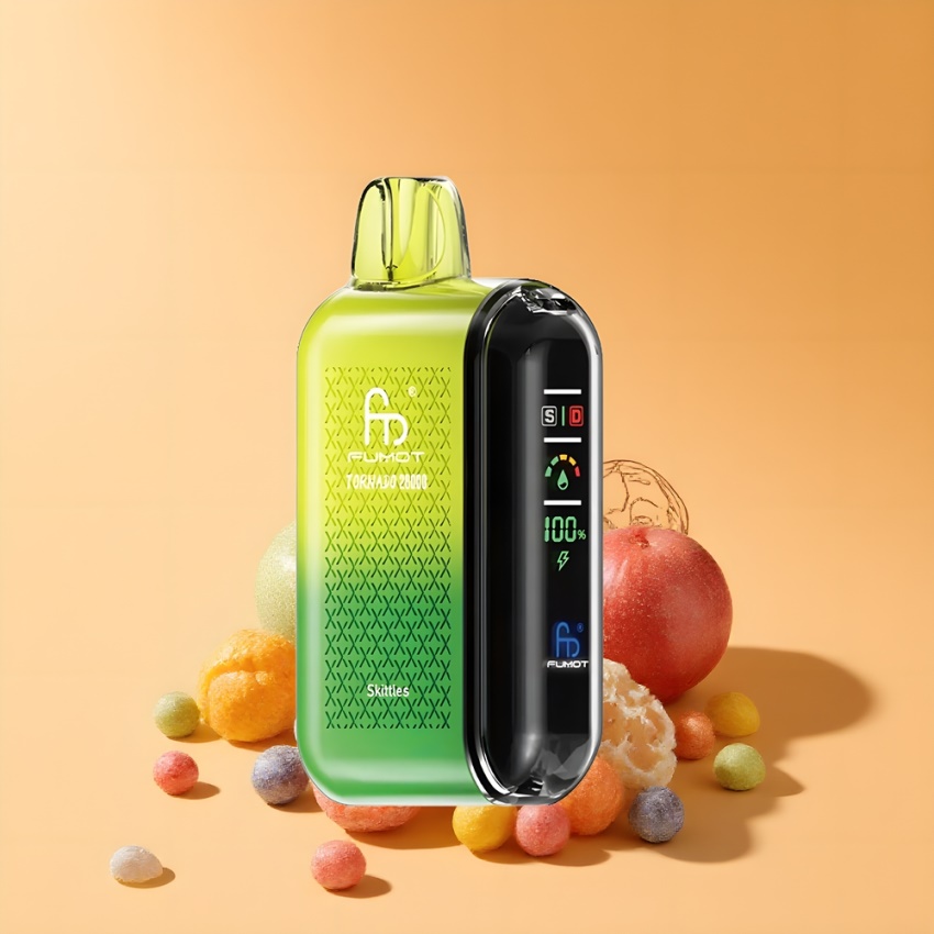 Fumot Tornado 20000 Puffs Dual Mesh magyar nagykereskedés Skittle (Mázli)