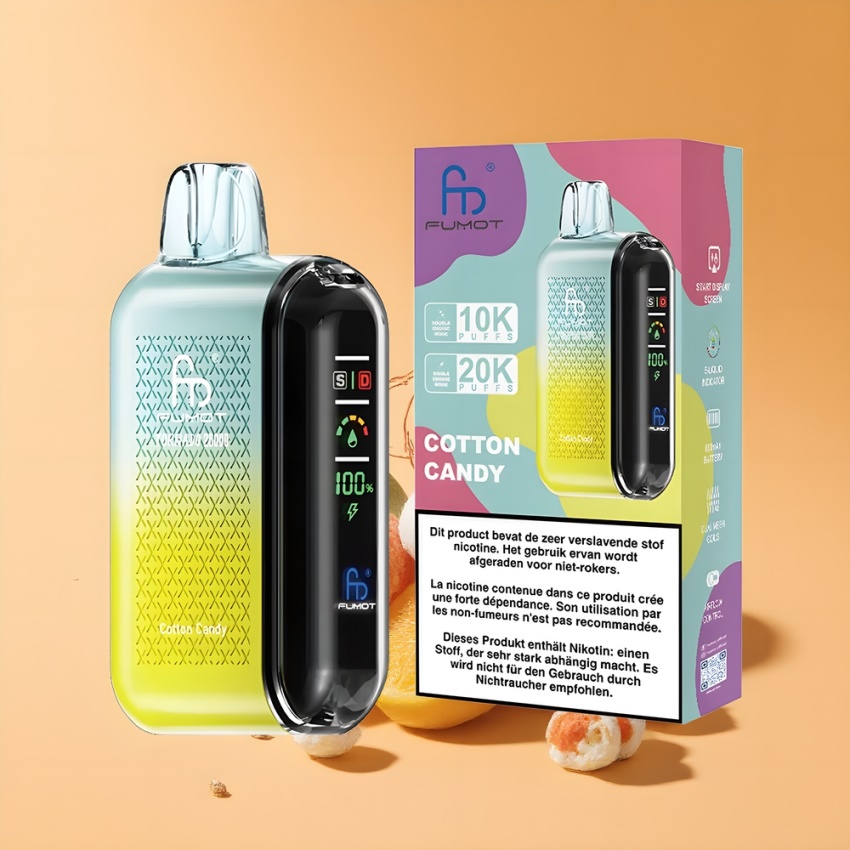 Fumot Tornado 20000 Puffs Dual Mesh magyar nagykereskedés Vattacukor