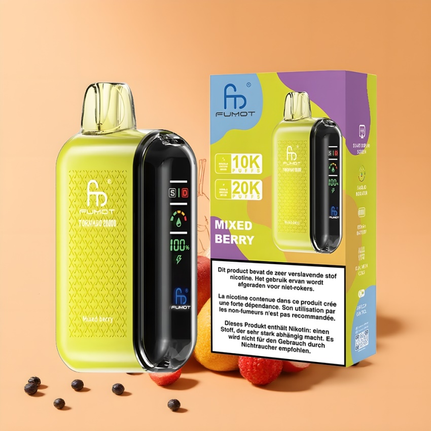Fumot Tornado 20000 Puffs Dual Mesh magyar nagykereskedés Vegyesbogyó