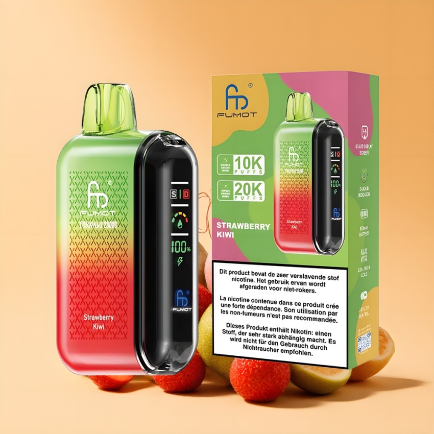 Fumot Tornado 20000 Puffs Dual Mesh magyar nagykereskedés eper-kivi