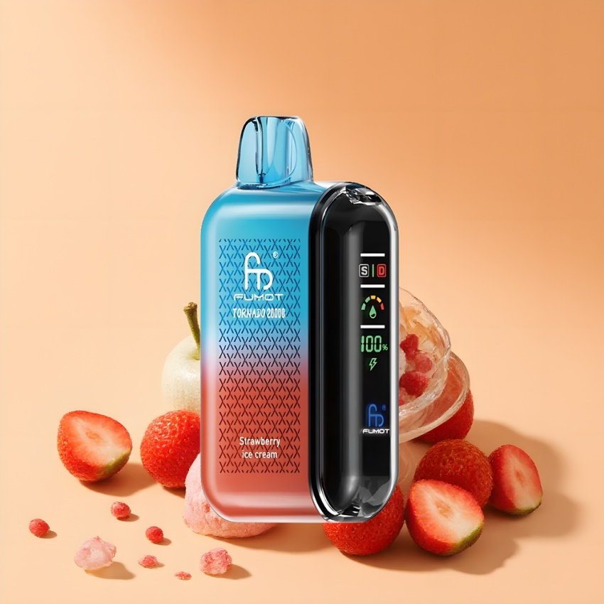 Fumot Tornado 20000 Puffs Dual Mesh magyar nagykereskedés eperfagylalt