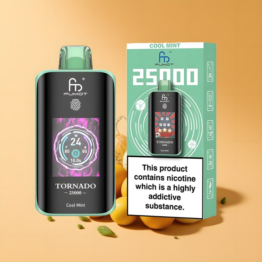Fumot Tornado 25000 Puffs 20ml magyar nagykereskedés Hűvös Menta