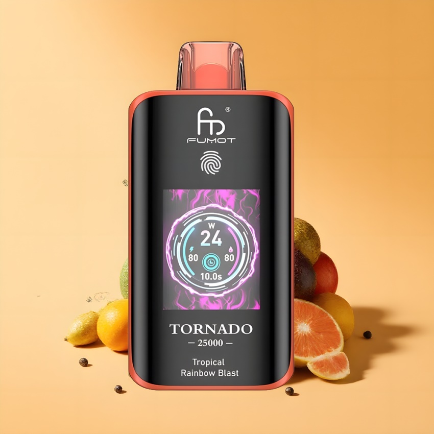 Fumot Tornado 25000 Puffs 700mAh Tropikus Szivárvány magyar nagykereskedés