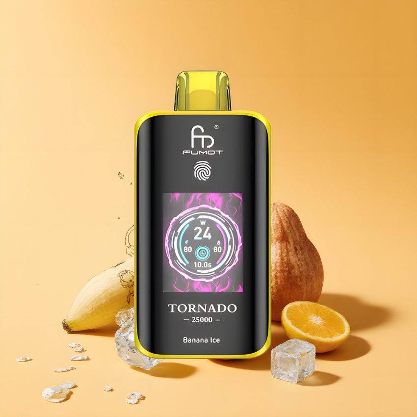 Fumot Tornado 25000 Puffs 700mAh magyar nagykereskedés Banán Jég