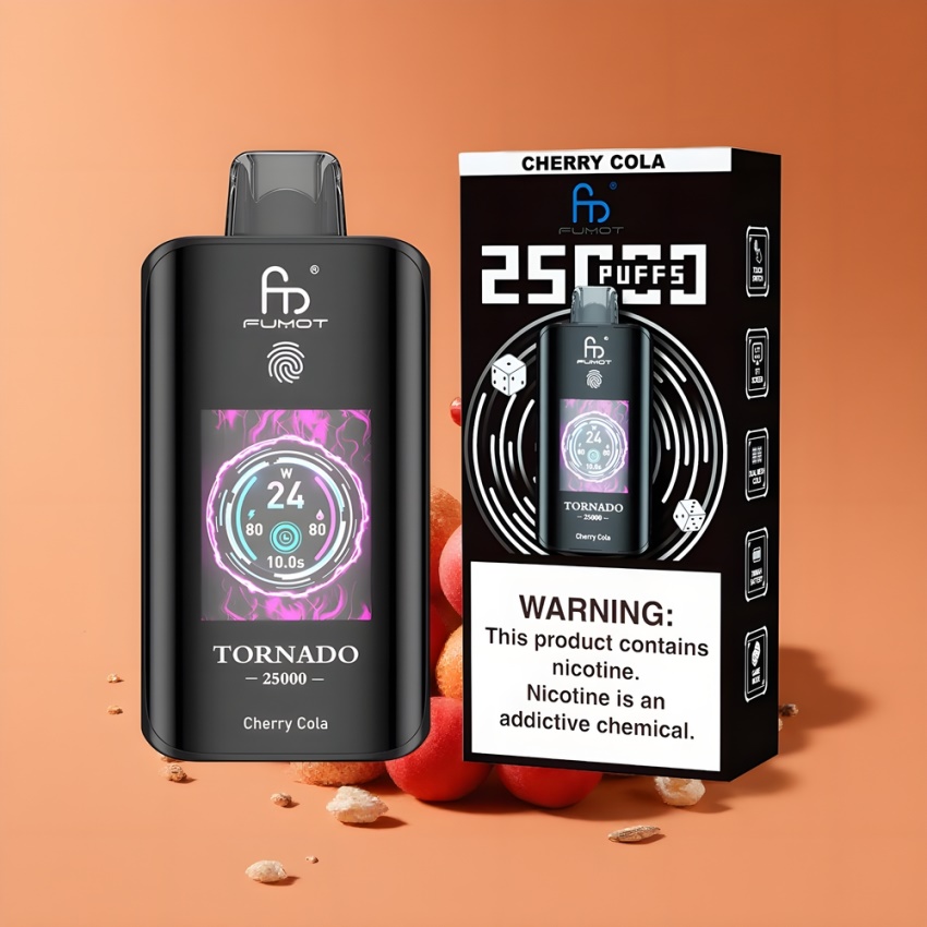 Fumot Tornado 25000 Puffs 700mAh magyar nagykereskedés Cseresznye Kóla